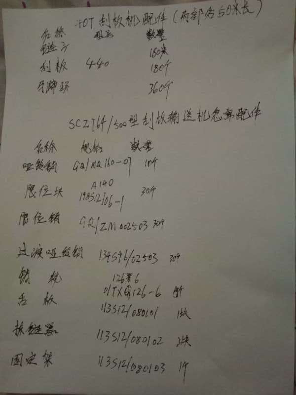 急購刮板輸送機配件產(chǎn)品圖片