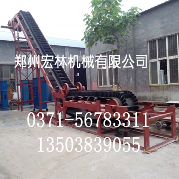 大傾角糧食皮帶輸送機產(chǎn)品圖片