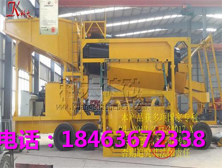 陸地移動砂金設(shè)備，圓筒篩淘金設(shè)備產(chǎn)品圖片