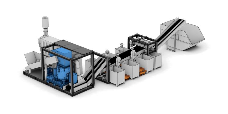 Eco-Impact小批量金屬?gòu)U料的模塊化