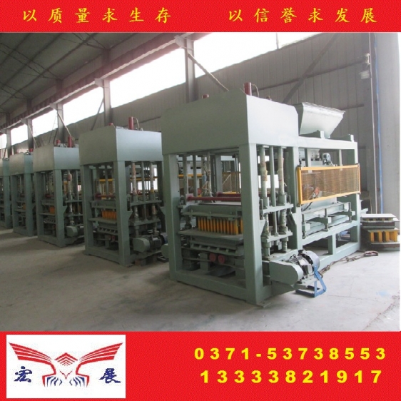 宏展機械QT6-15全自動液壓免燒磚機產品圖片