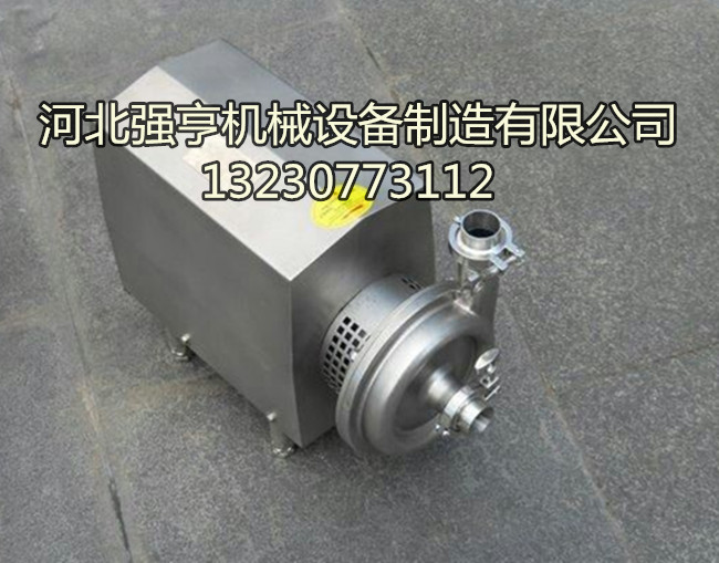 BAW不銹鋼衛(wèi)生離心泵在CIP清洗等阻力較大的系統(tǒng)中應(yīng)用