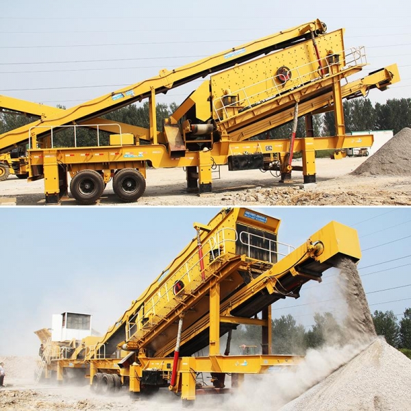 時產(chǎn)80-150噸河卵石移動碎石站發(fā)往確山 可移