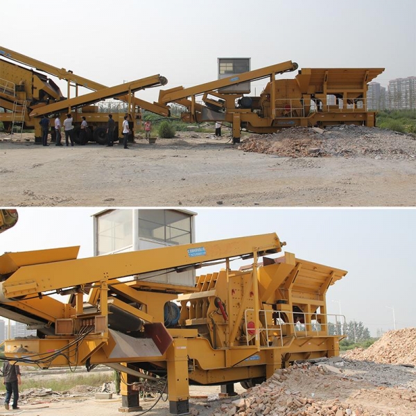 驛城河卵石輪胎移動碎石站 車載卵石克機品牌