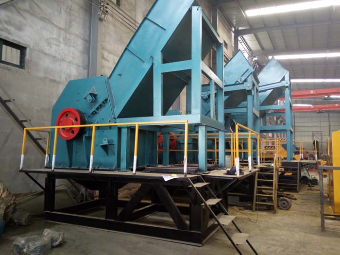 1600型多功能金屬粉碎機設備舊自行車破碎機設備高效鐵屑