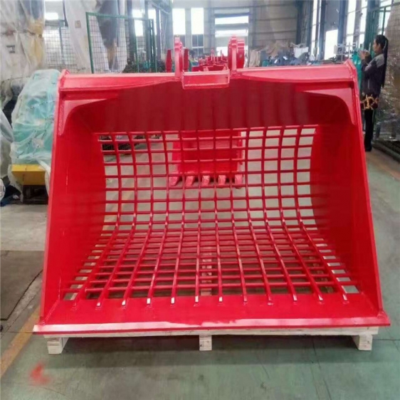  挖機旋轉(zhuǎn)篩分斗 進口技術(shù)旋轉(zhuǎn)篩價格