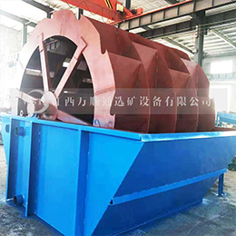 高效黃泥土沙輪斗式洗砂機(jī)，洗沙機(jī)產(chǎn)品圖片
