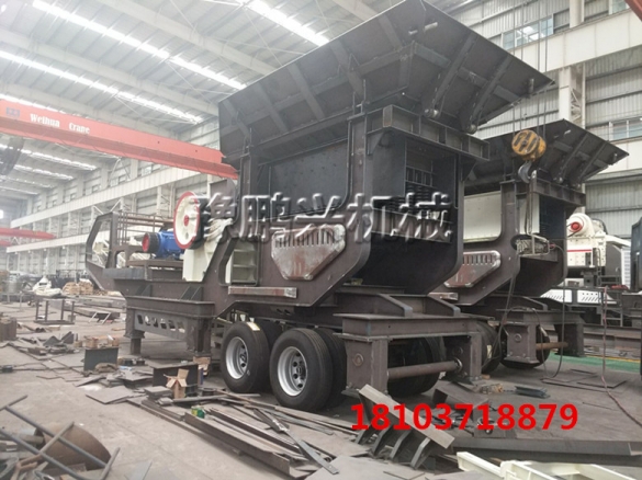 高效建筑垃圾移動(dòng)式破碎站變廢為寶產(chǎn)品圖片