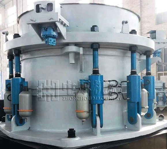 高速多缸液壓圓錐破碎機 花崗巖鵝卵石鐵礦石大理石圓錐式破產(chǎn)品圖片