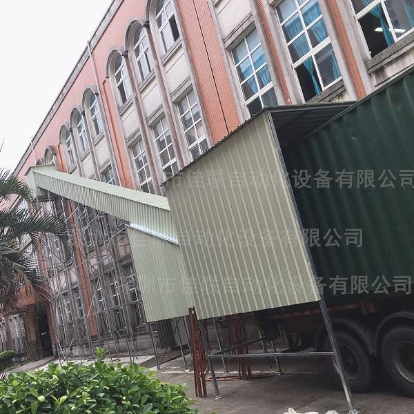 大傾角爬坡皮帶傳送機槽面防滑樓層上下貨用皮帶輸送機防滑輸送帶