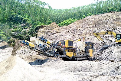廣東移動破碎篩分站-綠景工程機(jī)械