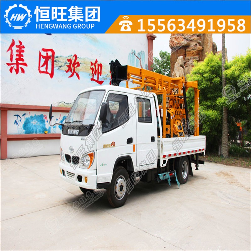 三輪車載水井鉆機 農(nóng)用三輪車打井機 鉆井設(shè)備