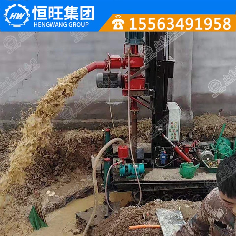 履帶反循環(huán)鉆機 打樁打井兩用鉆機 大口徑地熱鉆機