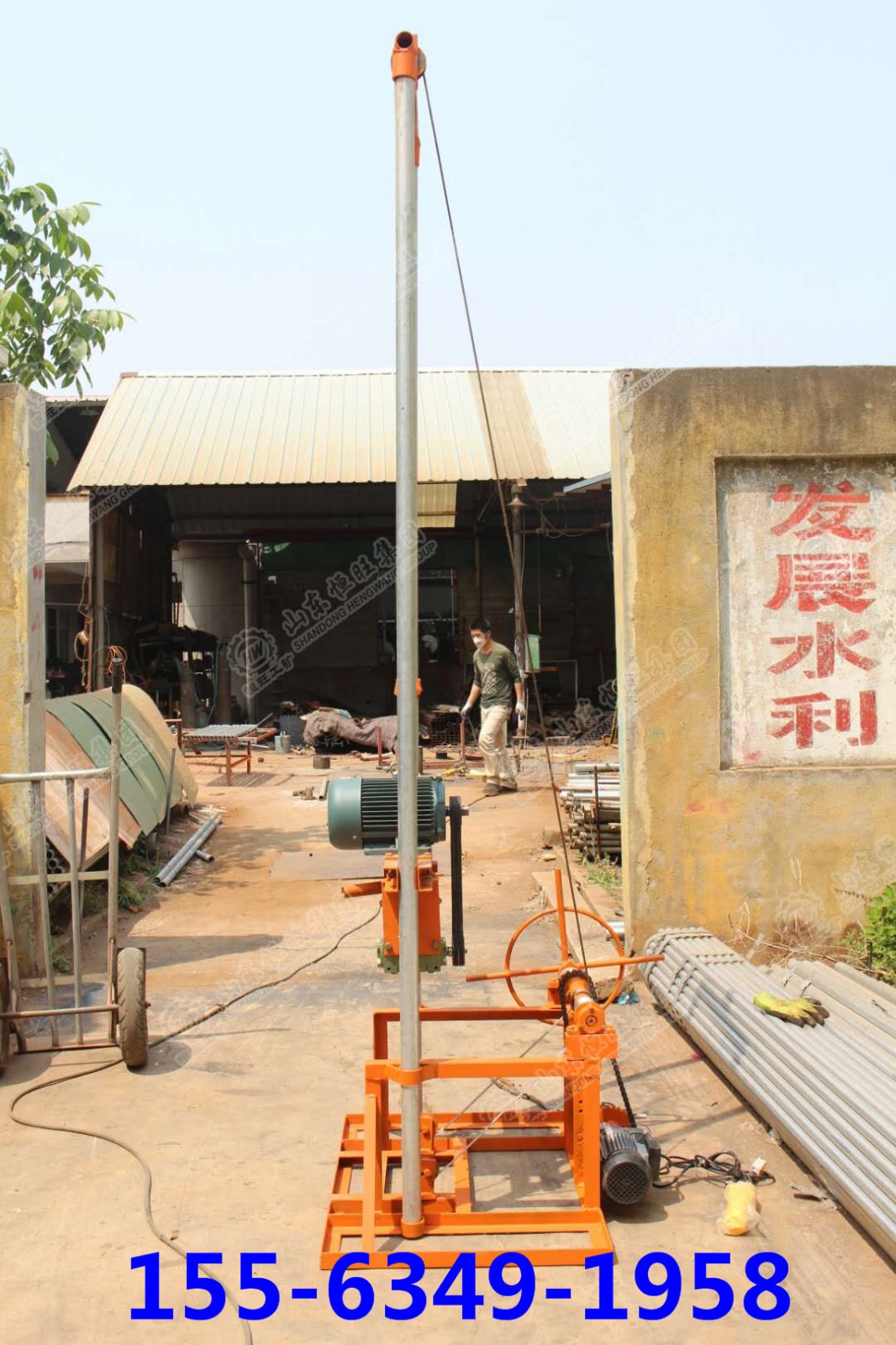 小型降水井鉆機(jī) 輪式工程打井機(jī) 灌溉井鉆機(jī)