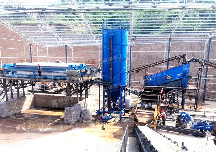 石粉洗沙機(jī)篩洗處理 泥漿砂清洗視頻