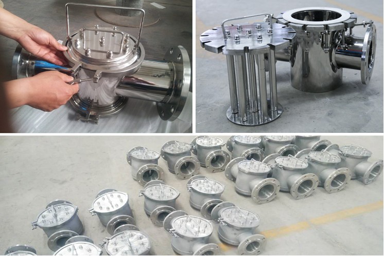 廠家定制管道式永磁除鐵器 漿料除鐵器磁力高放心使用