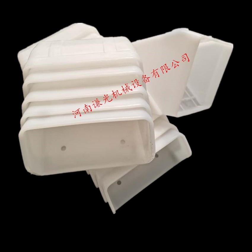 提升斗白色塑料掛斗黃色帶斗提糧斗輸送畚斗產(chǎn)品圖片