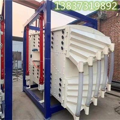 銅礦砂電動(dòng)篩分機(jī)石英砂壓裂砂的搖擺振動(dòng)篩
