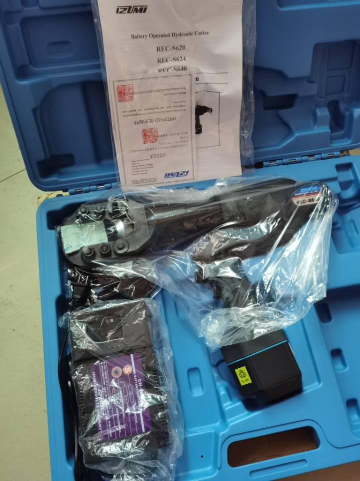 REC-S540充電式液壓切刀REC-S640電動電纜剪導線日本泉精器