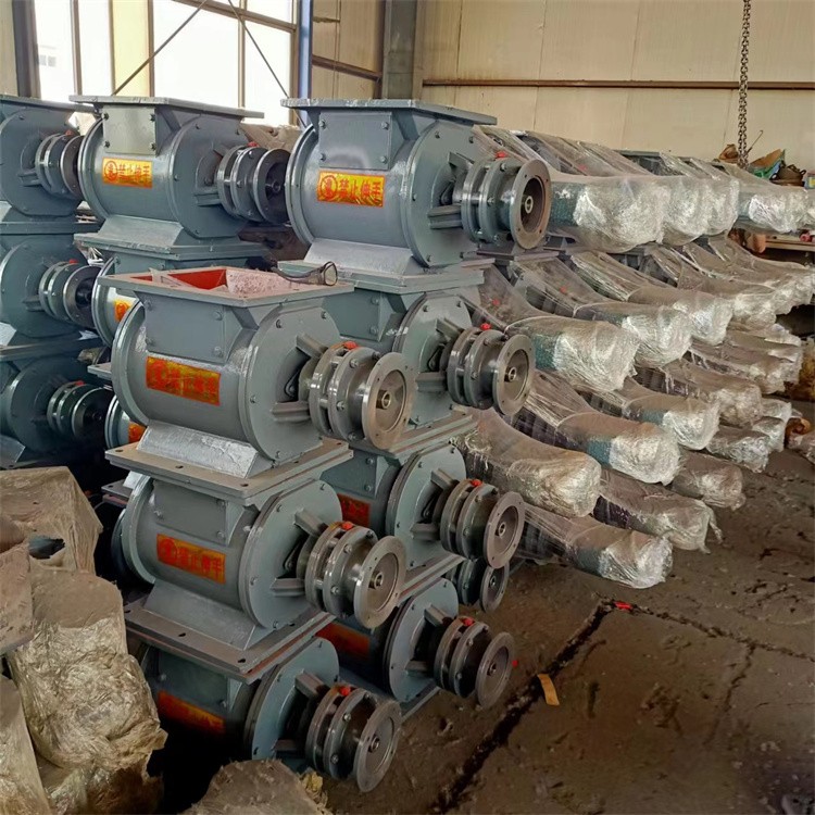 耐高溫電機側鏈星型卸料器的使用工況