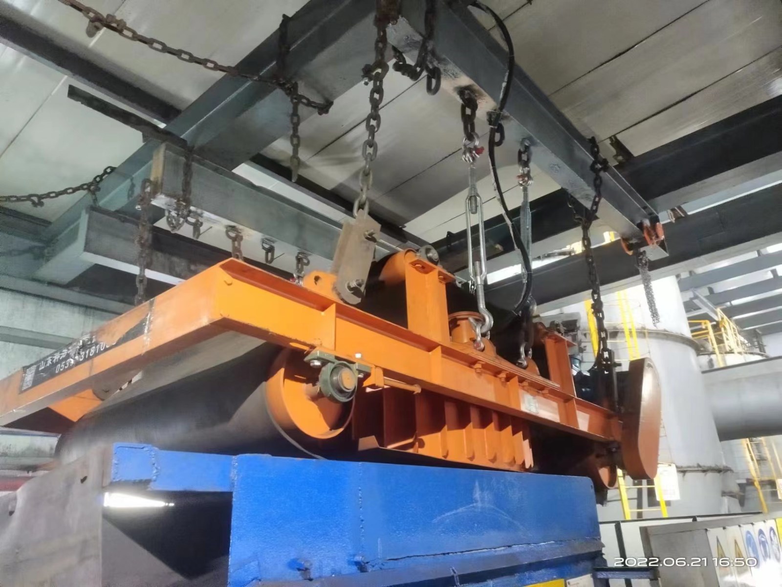 隔爆帶式電磁除鐵器 自動卸鐵