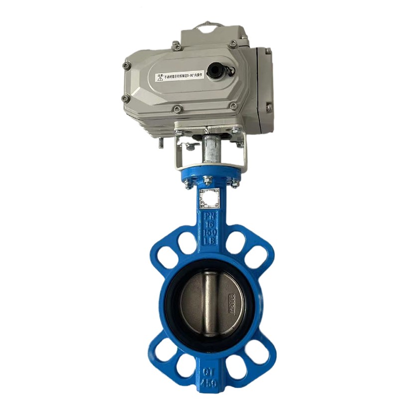 D971F-16Q電動(dòng)對(duì)夾式軟密封蝶閥 球墨板開關(guān)型調(diào)節(jié)防爆