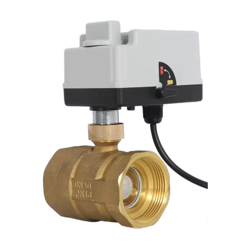 電動(dòng)球閥220V 手自一體兩線常開常閉二通電磁球水閥門開關(guān) DC24V