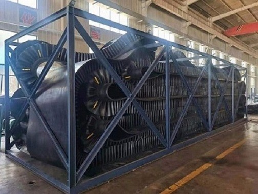 環(huán)形擋邊運(yùn)輸帶 大傾角波形提升帶 耐磨擋邊輸送帶