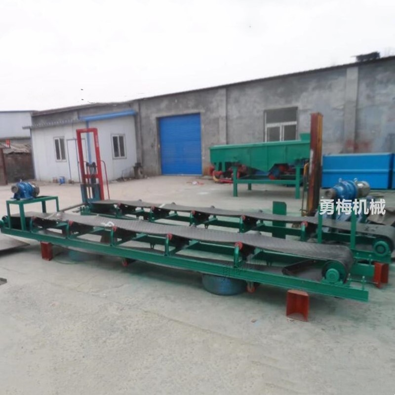 水平傾斜式皮帶輸送機(jī) 快遞分揀膠帶輸送機(jī) 皮帶機(jī)產(chǎn)品圖片