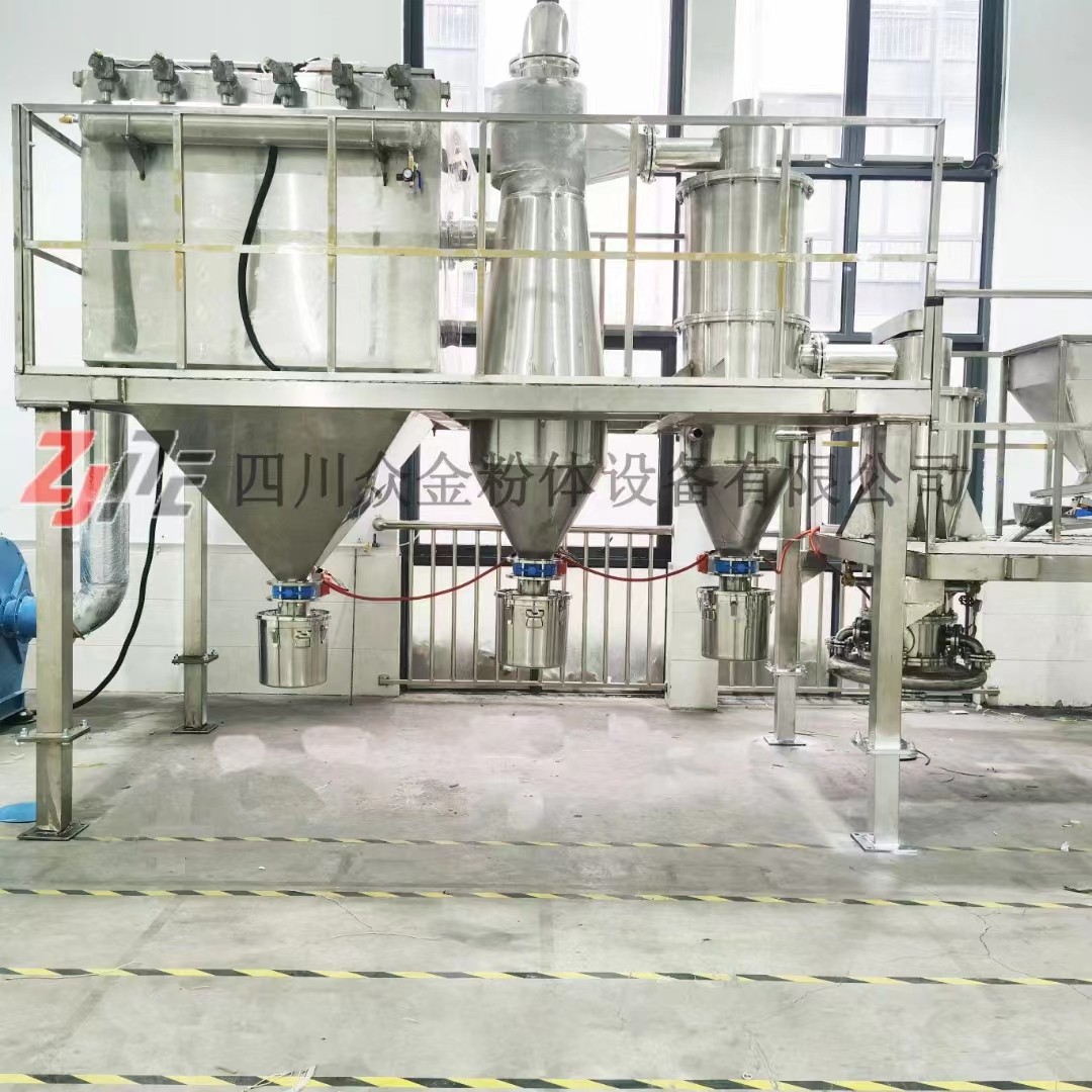 氮化鋁專用氣流粉碎機解聚打散納米級產(chǎn)品圖片