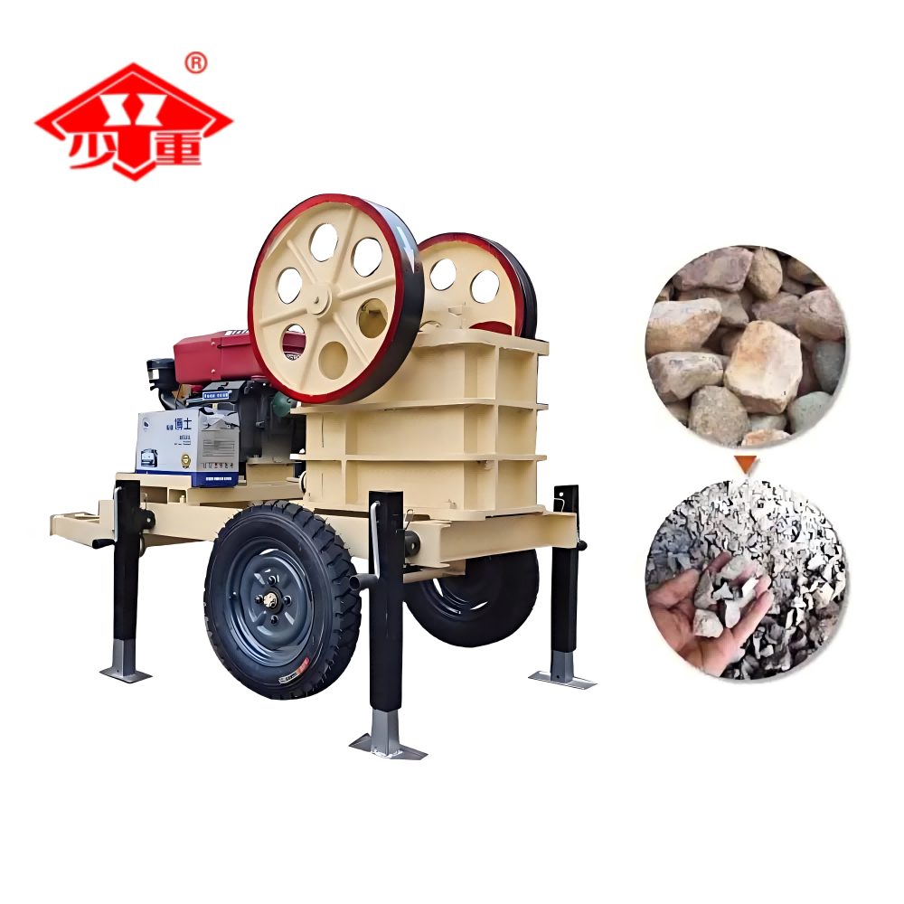 生產(chǎn)廠家直銷配套柴油發(fā)動(dòng)機(jī)的PE250*400顎式破碎機(jī)