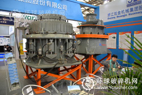 浙江雙金展示的ＳＪ系列圓錐式制砂機(jī)設(shè)備