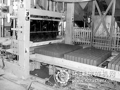 許昌金科建筑垃圾清運有限公司再生磚生產現場