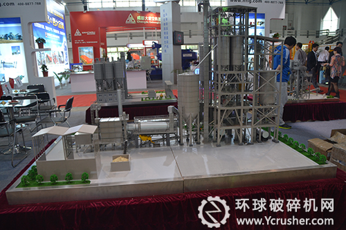 南方路機制砂生產線模型