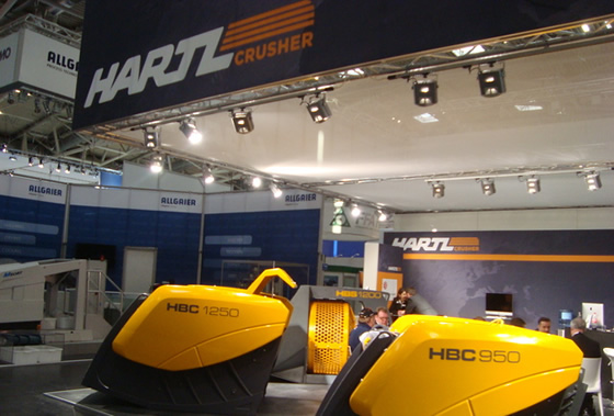 奧地利哈特HARTL斗式挖掘破碎機和斗式挖掘篩分機亮相上海寶馬展