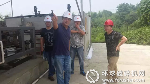 安吉縣機(jī)制砂場安全生產(chǎn)進(jìn)行聯(lián)合執(zhí)法檢查