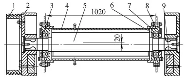 振動(dòng)篩主軸組裝配圖