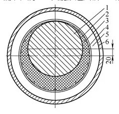 振動(dòng)篩未改造前主軸斷面圖
