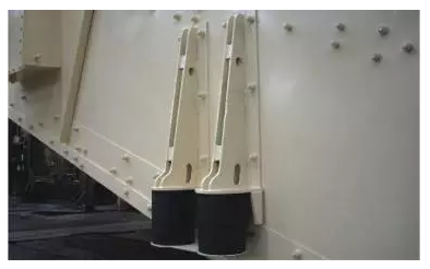 V系列振動篩巧用橡膠彈簧結(jié)構(gòu)